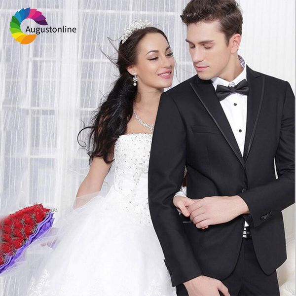 men's suits & blazers black men suit wedding for man bridegroom groomsmen blazer slim fit casual tailored tuxedo 2piece terno, White;black
men's suits & blazers black men suit wedding for man bridegroom groomsmen blazer slim fit casual tailored tuxedo 2piece terno, White;black