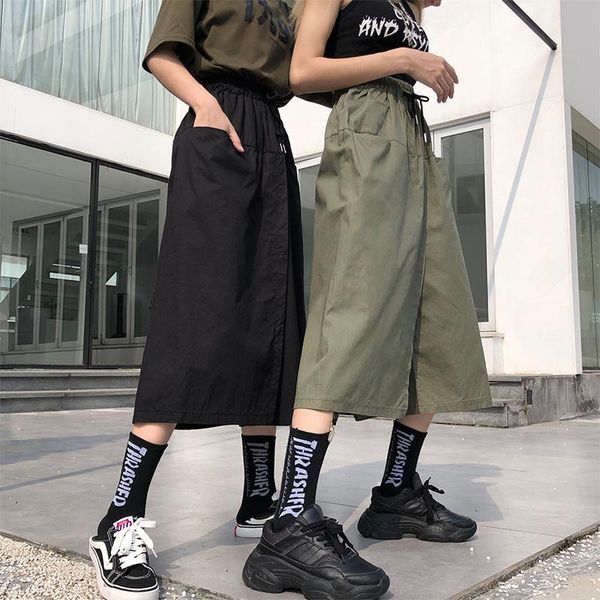 women's shorts high waist loose long skirt women summer autumn korean ulzzang womens spring plus size street, White;black
women's shorts high waist loose long skirt women summer autumn korean ulzzang womens spring plus size street, White;black