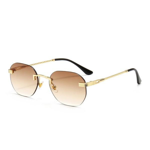 sunglasses women's small square fashion gradient rimless brand designer sun glasses female streetwear trend eyewear, White;black
sunglasses women's small square fashion gradient rimless brand designer sun glasses female streetwear trend eyewear, White;black