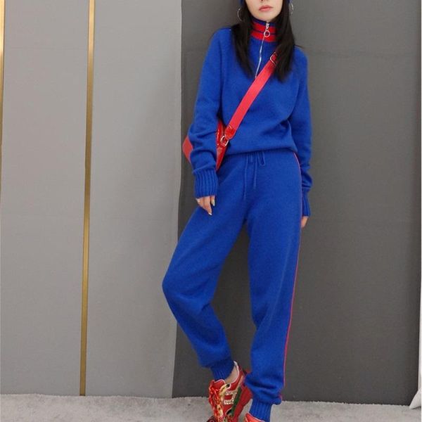 two piece dress fashion tracksuit for women long sleeve turtleneck sweater pullovers pants suit trousers set knitted 2, White
two piece dress fashion tracksuit for women long sleeve turtleneck sweater pullovers pants suit trousers set knitted 2, White