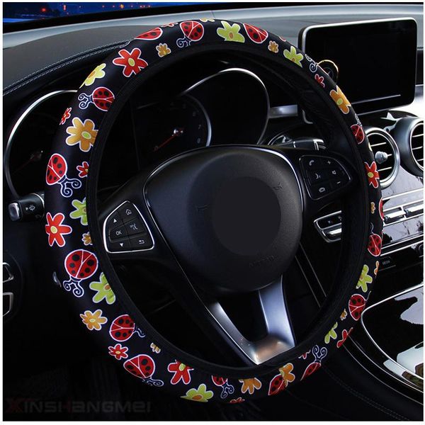 steering wheel covers beetle shape car cover floral print fashion styling suitable for 37-38cm
steering wheel covers beetle shape car cover floral print fashion styling suitable for 37-38cm
