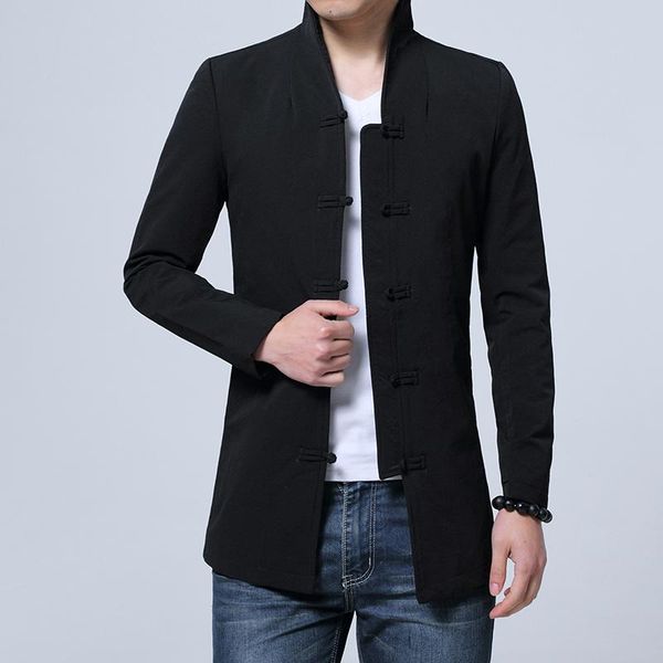men's jackets pure color men chinese style single-breasted long-sleeved jacket slim design size s-3xl blue and black can choose, Black;brown
men's jackets pure color men chinese style single-breasted long-sleeved jacket slim design size s-3xl blue and black can choose, Black;brown