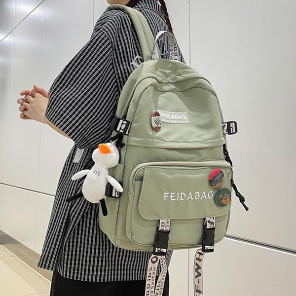 school bags est strings large capacity shoulders bag women waterproof nylon backpack bagpack book teenager college kawaii badge
school bags est strings large capacity shoulders bag women waterproof nylon backpack bagpack book teenager college kawaii badge