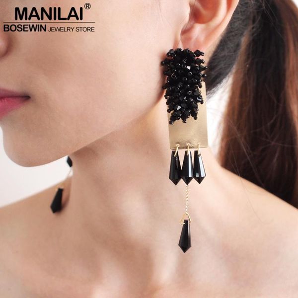 dangle & chandelier manilai bohemian handmade bead earrings for women fashion crystal pendant statement wedding party jewelry, Silver
dangle & chandelier manilai bohemian handmade bead earrings for women fashion crystal pendant statement wedding party jewelry, Silver