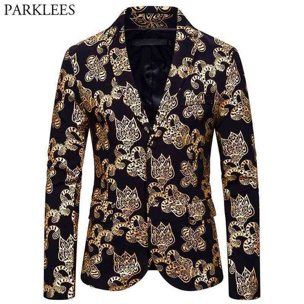 mens gold floral printed blazer jacket brand single breasted notched lapel suit blazer men party prom stage costumes 2x 210522, White;black
mens gold floral printed blazer jacket brand single breasted notched lapel suit blazer men party prom stage costumes 2x 210522, White;black