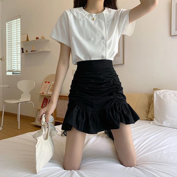 skirts half-length skirt female short 2021 spring net red pleated high-waisted thin all-match bag hip a-line, Black
skirts half-length skirt female short 2021 spring net red pleated high-waisted thin all-match bag hip a-line, Black