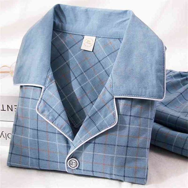100% cotton pijama for men 2 pieces lounge sleepwear pyjamas plaid autumn bedgown home clothes man pjs pure cotton pajamas set 210812, Black;brown
100% cotton pijama for men 2 pieces lounge sleepwear pyjamas plaid autumn bedgown home clothes man pjs pure cotton pajamas set 210812, Black;brown