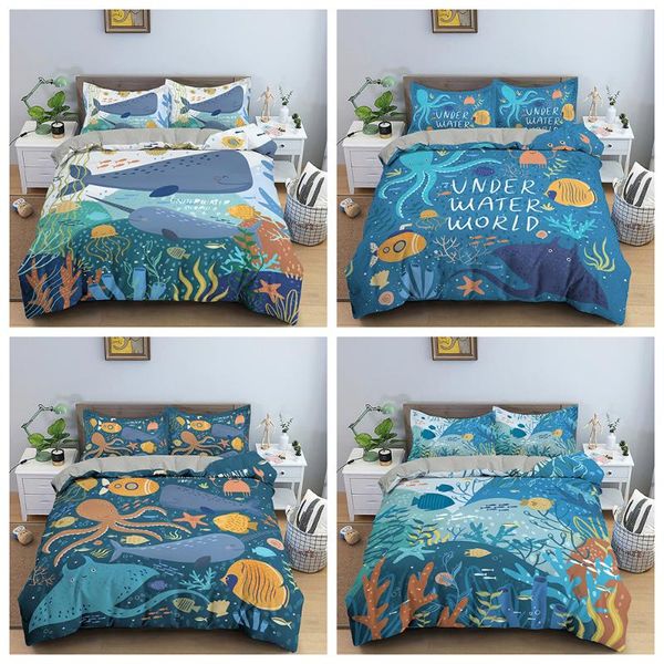 duvet cover set quilt sea animals comforter with zipper closure undersea world theme 2/3 piece kids bedding sets
duvet cover set quilt sea animals comforter with zipper closure undersea world theme 2/3 piece kids bedding sets