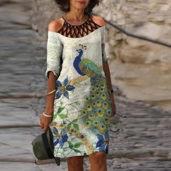 casual dresses women autumn retro peacock bird dot floral print o neck hollow out half sleeve spring cold shoulder office lady party, Black;gray
casual dresses women autumn retro peacock bird dot floral print o neck hollow out half sleeve spring cold shoulder office lady party, Black;gray