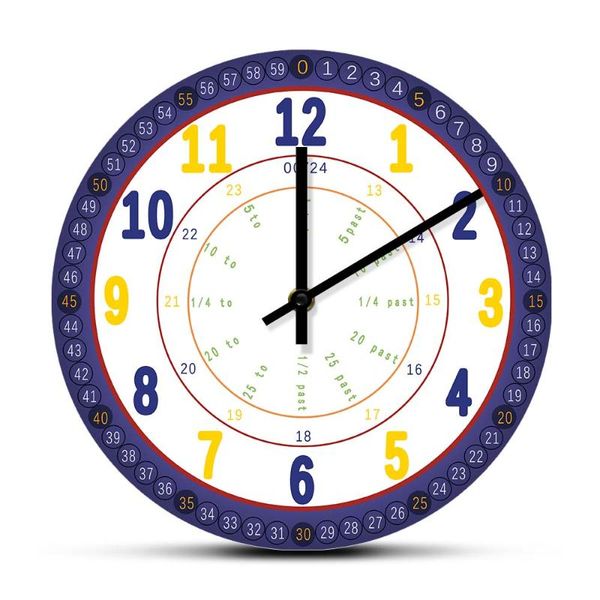 wall clocks kids learning time clock silent movement educational watch modern simple design timepieces for nursery bedroom
wall clocks kids learning time clock silent movement educational watch modern simple design timepieces for nursery bedroom
