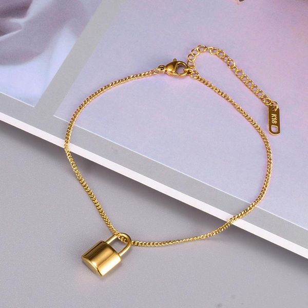 link, chain friendship bracelets luxury stainless steel gold color lock pendants link chains wholesale men bracelet, Black
link, chain friendship bracelets luxury stainless steel gold color lock pendants link chains wholesale men bracelet, Black