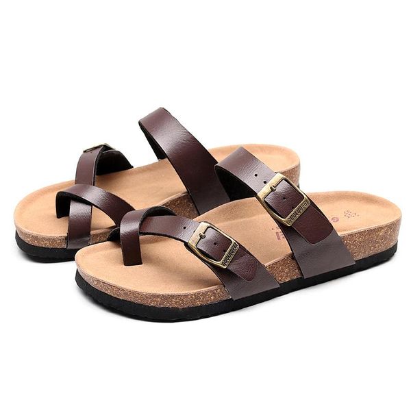 men's summer cork slippers casual sandals antiskid lovers beach shoes flat bottomed outdoor size 35-46, Black
men's summer cork slippers casual sandals antiskid lovers beach shoes flat bottomed outdoor size 35-46, Black