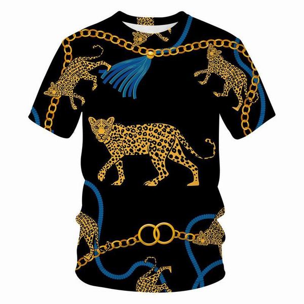 men's polos summer chain 3d sumptuous t shirt men women leopard casual fashion streetwear boy girl kids printed t-shirt cool tee uy49, White;black
men's polos summer chain 3d sumptuous t shirt men women leopard casual fashion streetwear boy girl kids printed t-shirt cool tee uy49, White;black