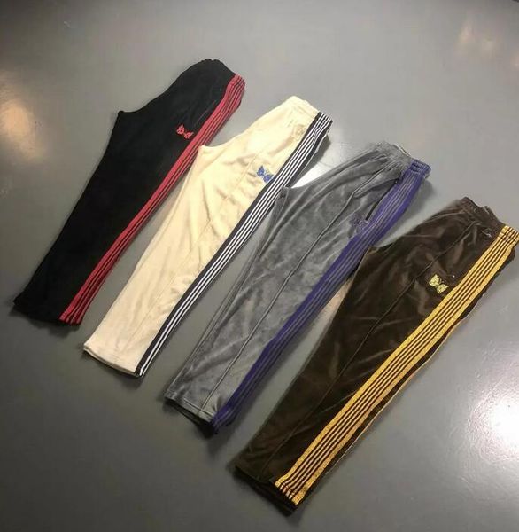 awge x needles pants men women casual awge x needles sweatpants 19ss narrow velour butterfly embroidery trousers, Black
awge x needles pants men women casual awge x needles sweatpants 19ss narrow velour butterfly embroidery trousers, Black