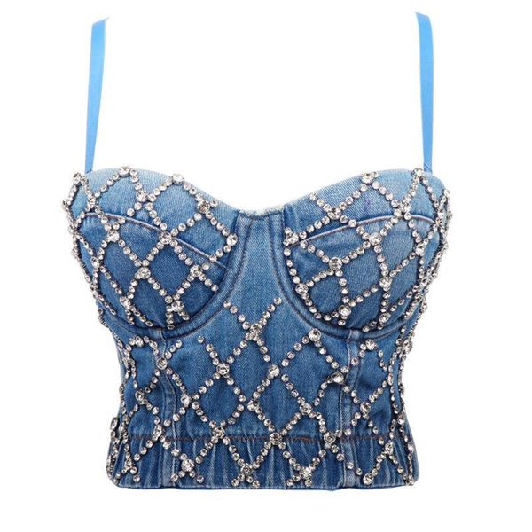rhinestone haut womens camis strapless rave clothes short bustier bra backless boobs brallette ropa para mujer damskie camisole, White
rhinestone haut womens camis strapless rave clothes short bustier bra backless boobs brallette ropa para mujer damskie camisole, White