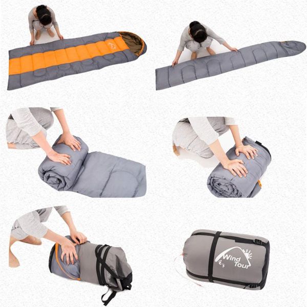 sleeping bags autumn winter camping waterproof envelope type outdoor travel thick thermal bag
sleeping bags autumn winter camping waterproof envelope type outdoor travel thick thermal bag