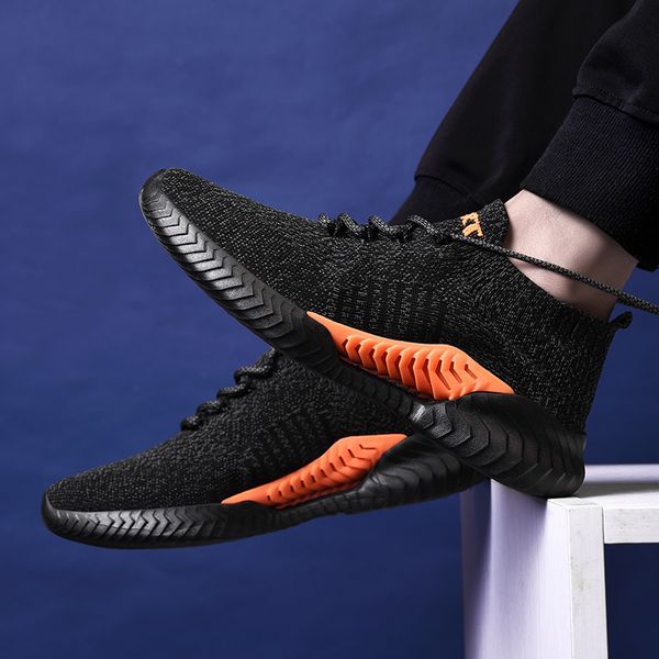 fly knit womens mens running shoes outdoor jogging sports trainers sneakers black olive gray orange size 37-45 code: lx28-197
fly knit womens mens running shoes outdoor jogging sports trainers sneakers black olive gray orange size 37-45 code: lx28-197