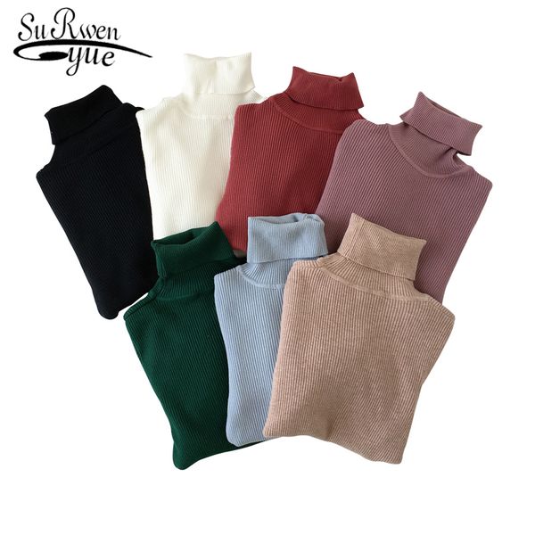 women sweaters pullovers acrylic turtleneck knitted winter clothes korean sweater long sleeve casual solid striped shirt 7454 50 210417, White;black
women sweaters pullovers acrylic turtleneck knitted winter clothes korean sweater long sleeve casual solid striped shirt 7454 50 210417, White;black