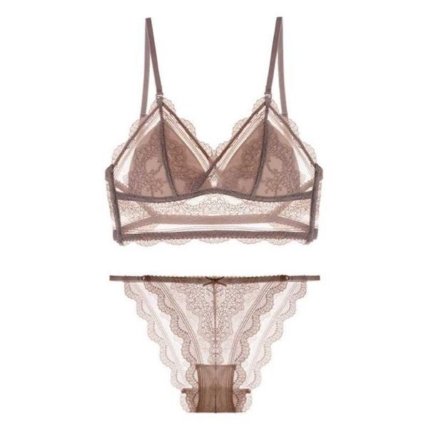 u-back underwear lace thin bra without steel ring french triangle cup suit summer, Red;black
u-back underwear lace thin bra without steel ring french triangle cup suit summer, Red;black