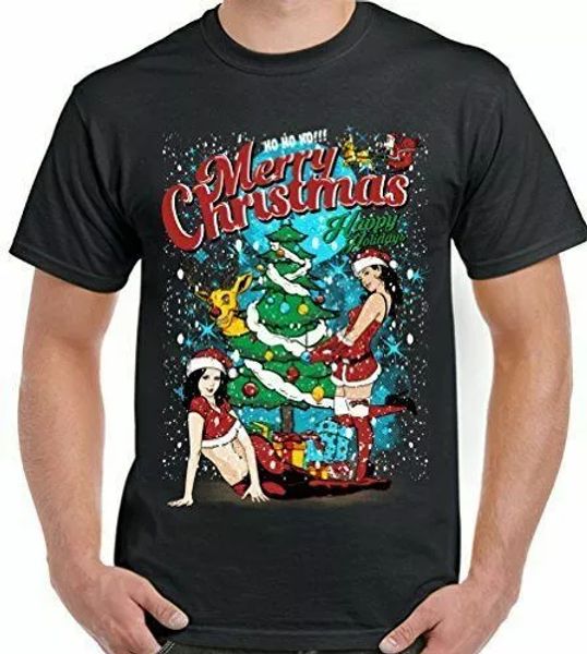 merry christmas mens funny tree cheeky christmas santa drunk, White;black