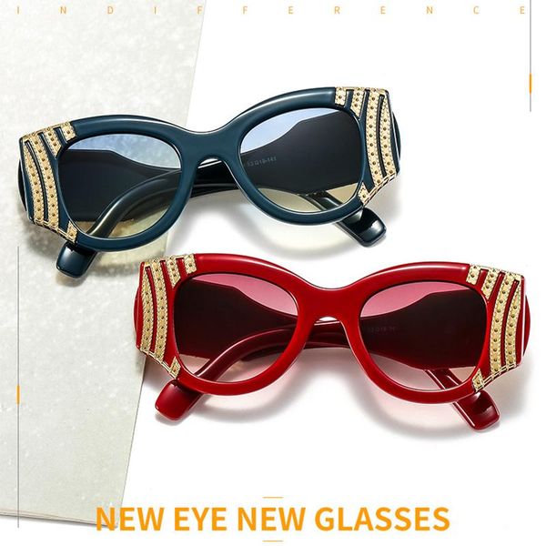 sunglasses 2021 fashion cat eye women luxury metal decoration vintage anti-blue light lens eyewear men glasses shades for, White;black
sunglasses 2021 fashion cat eye women luxury metal decoration vintage anti-blue light lens eyewear men glasses shades for, White;black
