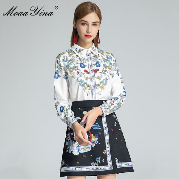 fashion designer set spring autumn women long sleeve floral print blouses +skirt indie folk two-piece sets 210524, White
fashion designer set spring autumn women long sleeve floral print blouses +skirt indie folk two-piece sets 210524, White