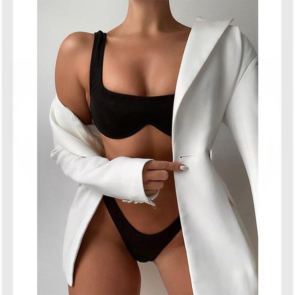 women's swimwear women bikini womens 2021 swimsuit bathing suit biquinis swimming for maillot de bain femme swim, White;black
women's swimwear women bikini womens 2021 swimsuit bathing suit biquinis swimming for maillot de bain femme swim, White;black