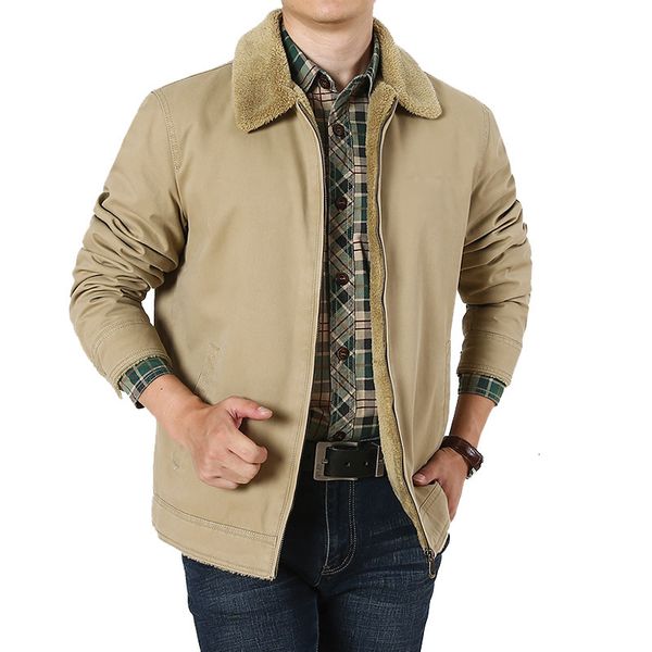 men's jackets winter jacket coat for man fashion thick warm business men plus size velvet outfit long sleeve blouse 3 colors outwear cl, Black;brown
men's jackets winter jacket coat for man fashion thick warm business men plus size velvet outfit long sleeve blouse 3 colors outwear cl, Black;brown