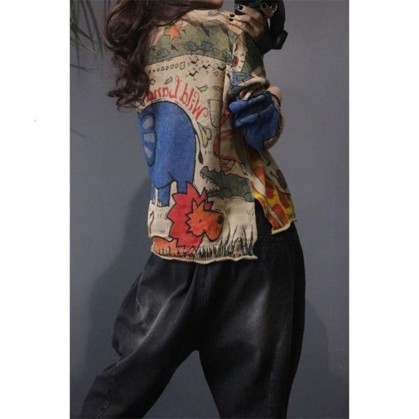 women's jackets coats autumn print knitted cardigan national style loose size versatile slim long sleeve av5g, Black;brown
women's jackets coats autumn print knitted cardigan national style loose size versatile slim long sleeve av5g, Black;brown