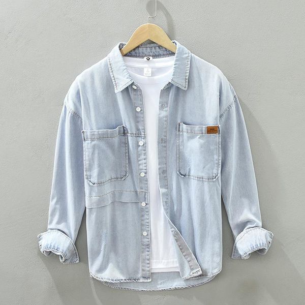 men's jackets 7332 trendy men cargo denim jacket loose classical bleached vintage streetwear personality casual double pocket handsome, Black;brown
men's jackets 7332 trendy men cargo denim jacket loose classical bleached vintage streetwear personality casual double pocket handsome, Black;brown