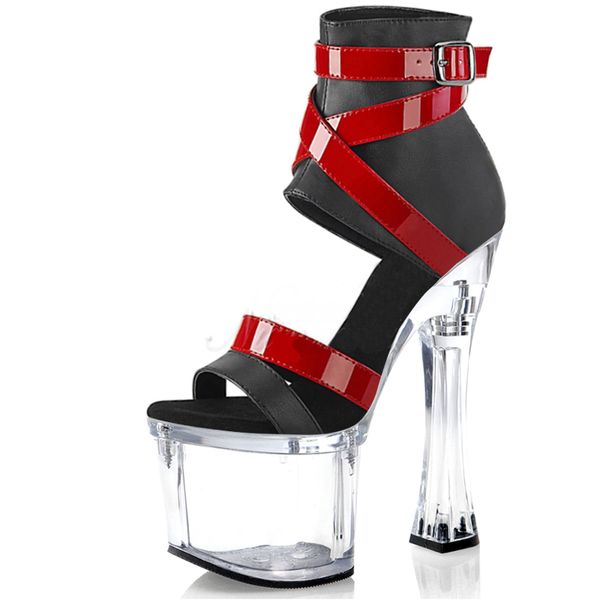 dress shoes laijianjinxia 18 in super high heels, sandals, club shoes buckle blindfold, blindfold stilettos, women's fashionable shoes., Black
dress shoes laijianjinxia 18 in super high heels, sandals, club shoes buckle blindfold, blindfold stilettos, women's fashionable shoes., Black