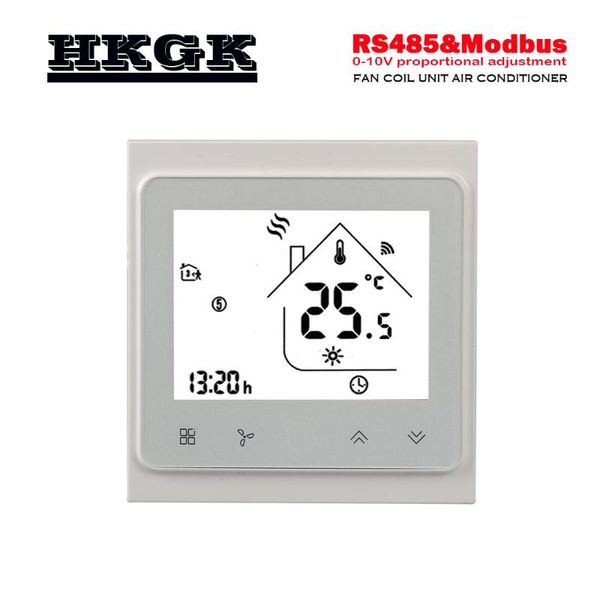 smart home control 2pipe cooling heating air conditioning type fan coil unit thermostat rs485 proportioneel valve 0-10v signaal
smart home control 2pipe cooling heating air conditioning type fan coil unit thermostat rs485 proportioneel valve 0-10v signaal