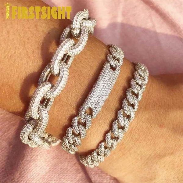 bling iced out miami bracelet hip hop women men jewelry gold silver color cz thick 10mm cuban link chain 211124, Black
bling iced out miami bracelet hip hop women men jewelry gold silver color cz thick 10mm cuban link chain 211124, Black