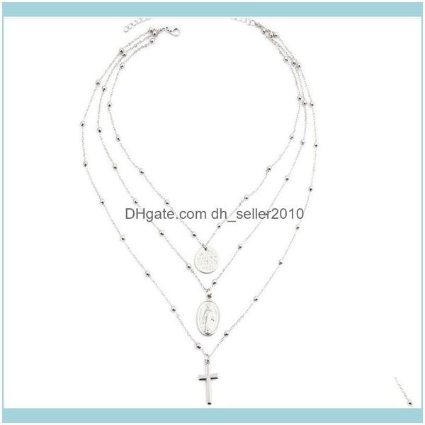 necklaces & pendants jewelryeuropean and american jewelry fashion style geometric metal sequin multilayer necklace chains drop delivery 2021, Silver
necklaces & pendants jewelryeuropean and american jewelry fashion style geometric metal sequin multilayer necklace chains drop delivery 2021, Silver