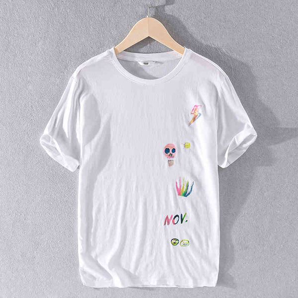men's t-shirts summer arrival short-sleeved linen t shirt fashion casual white t-shirt for men retro comfortable tshirt mens 473e, White;black
men's t-shirts summer arrival short-sleeved linen t shirt fashion casual white t-shirt for men retro comfortable tshirt mens 473e, White;black