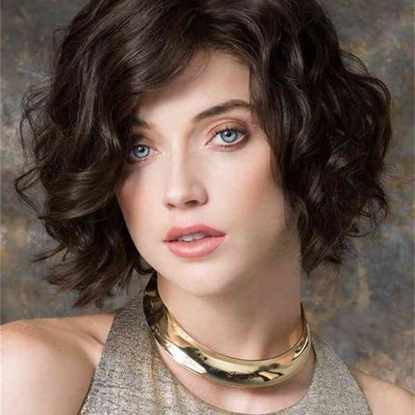 coffee rose curl net middle split fashion high temperature silk hair set, Black
coffee rose curl net middle split fashion high temperature silk hair set, Black