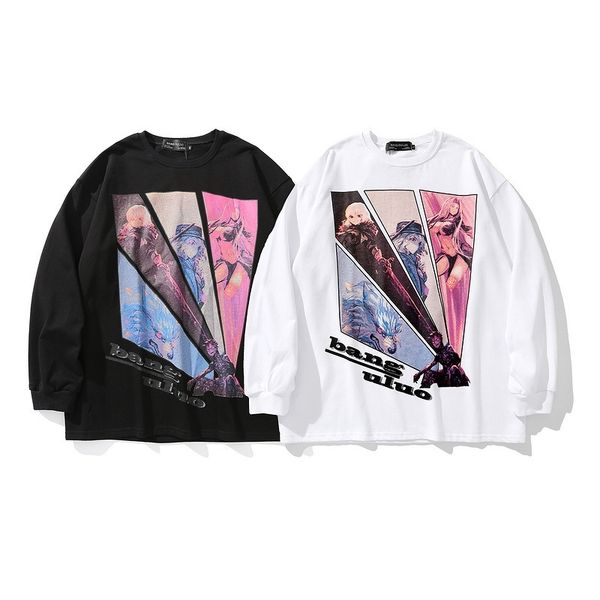 sweater high street hip hop leisure fashion printed thin sweater round neck men's wear autumn 2020, Black
sweater high street hip hop leisure fashion printed thin sweater round neck men's wear autumn 2020, Black