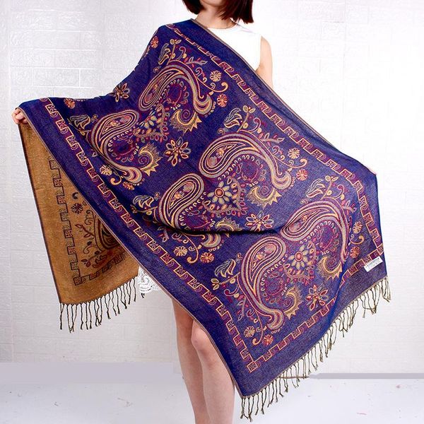 scarves paisley floral jacquard cashmere scarf women winter tassel ethnic shawl elegant lady warm thicken blanket wraps foulard, Blue;gray
scarves paisley floral jacquard cashmere scarf women winter tassel ethnic shawl elegant lady warm thicken blanket wraps foulard, Blue;gray