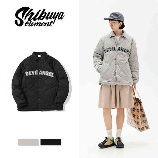 2021 winter new american stre fashion brand loose lapel for young men warm diamond lattice cotton et, Black
2021 winter new american stre fashion brand loose lapel for young men warm diamond lattice cotton et, Black