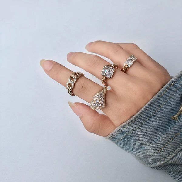 real gold delicate jewelry engagement adjustable rings for women luxury heart zircon elegant wedding cluster, Golden;silver
real gold delicate jewelry engagement adjustable rings for women luxury heart zircon elegant wedding cluster, Golden;silver