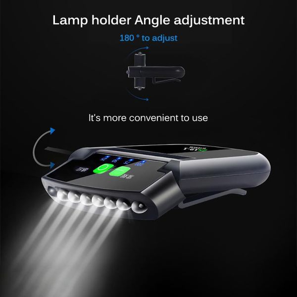 clip light cap clip-on head lamp cob hat gesture motion induction fishing rechargeable waterproof rotatable headlamps
clip light cap clip-on head lamp cob hat gesture motion induction fishing rechargeable waterproof rotatable headlamps