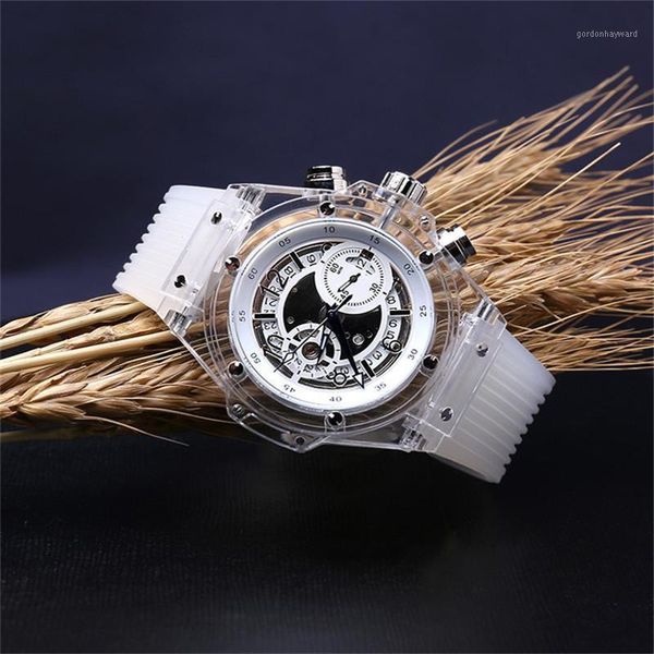 wristwatches fashion simple transparent tape calendar automatic mechanical watch personality couple men and women waterproof explosion, Slivery;brown
wristwatches fashion simple transparent tape calendar automatic mechanical watch personality couple men and women waterproof explosion, Slivery;brown