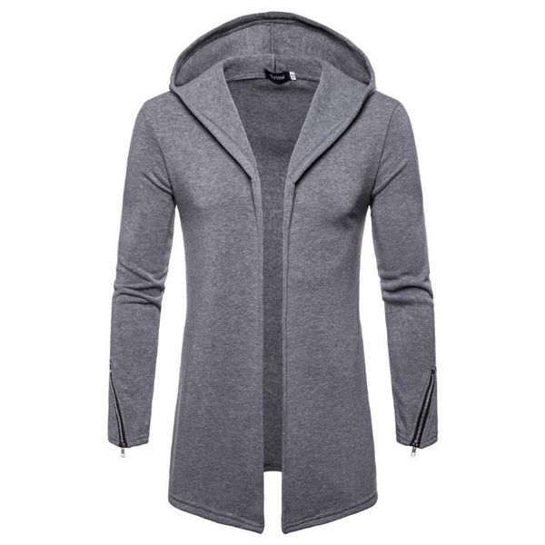 men's hoodies & sweatshirts long hoodie men cardigan coat autumn winter solid color windproof male streetwear outerwear europe size, Black
men's hoodies & sweatshirts long hoodie men cardigan coat autumn winter solid color windproof male streetwear outerwear europe size, Black