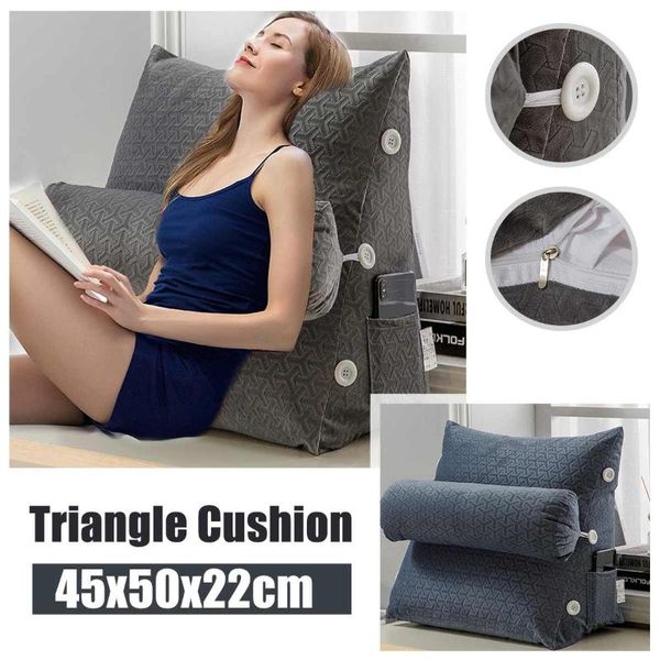 cushion/decorative pillow household decor bed triangular chair cushion lazy office bedside lumbar backrest lounger reading living room
cushion/decorative pillow household decor bed triangular chair cushion lazy office bedside lumbar backrest lounger reading living room