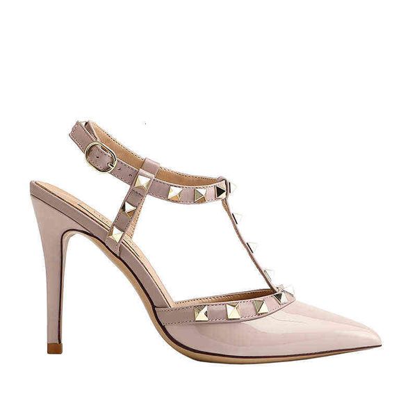 women's formal shoes rivet high-heeled sho warren 2021 v family liuding pointed one-sided belt thin heel bandage baotou sandal's s, Black
women's formal shoes rivet high-heeled sho warren 2021 v family liuding pointed one-sided belt thin heel bandage baotou sandal's s, Black