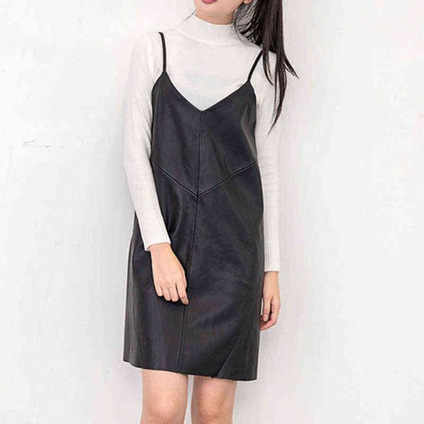 2021 spring summer women elegant sundress vintage spaghetti strap retro pu dresses ladies mini faux leather sling vestidos g1223, Black;gray
2021 spring summer women elegant sundress vintage spaghetti strap retro pu dresses ladies mini faux leather sling vestidos g1223, Black;gray