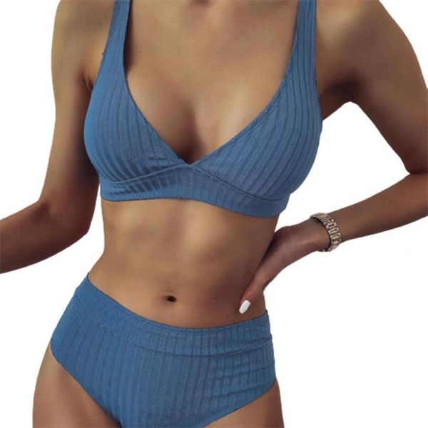 summer solid color women bikini set deep v neck two pieces ribbed bra briefs swimwear sport bathing suit women's, White;black
summer solid color women bikini set deep v neck two pieces ribbed bra briefs swimwear sport bathing suit women's, White;black