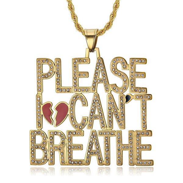 arrivals i cant breathe letter pendant with cubic zirconia stainless steel chain necklaces for women jewelry, Silver
arrivals i cant breathe letter pendant with cubic zirconia stainless steel chain necklaces for women jewelry, Silver