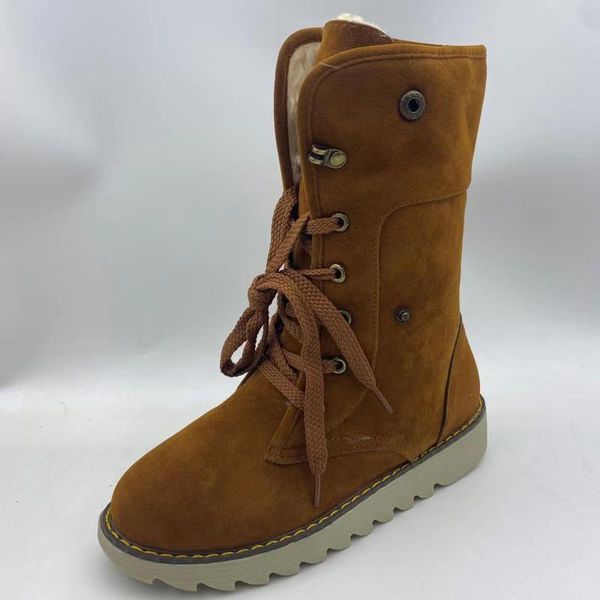 boots ladies fashion warm suede short non-slip lace-up comfortable snow shoes, Black
boots ladies fashion warm suede short non-slip lace-up comfortable snow shoes, Black