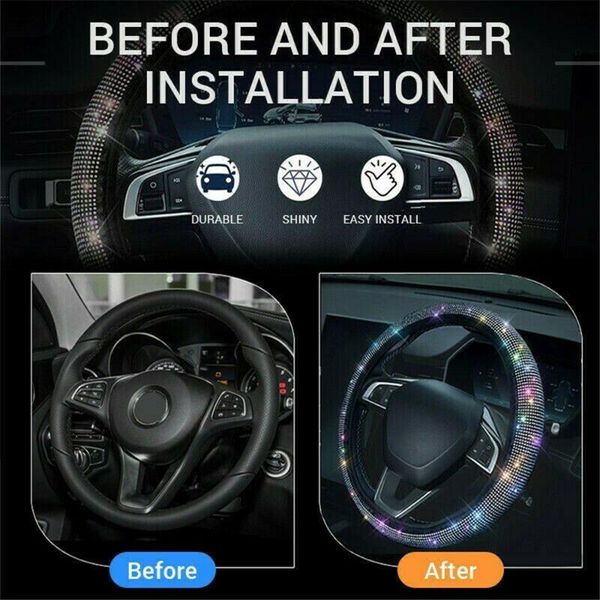 steering wheel covers bling car crystal full diamond rhinestone anti-slip handlebar cover auto styling accessories
steering wheel covers bling car crystal full diamond rhinestone anti-slip handlebar cover auto styling accessories